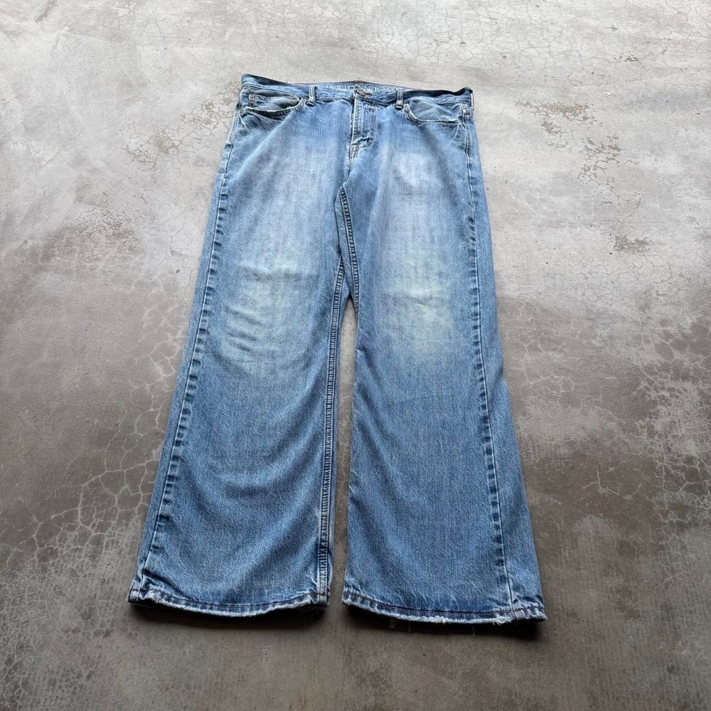 Vintage Y2K 2000's American Eagle bootcut flare wide leg denim jeans 36x32
